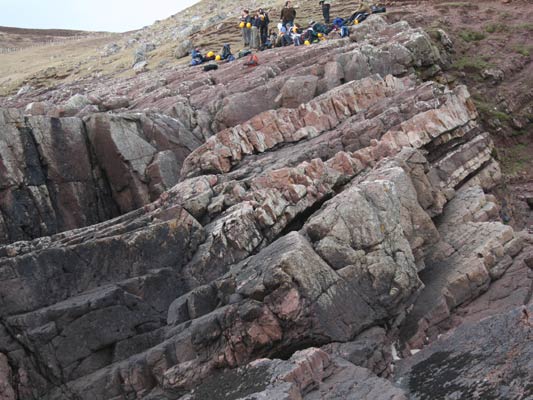 Stac Fada deposit injected into sandstones